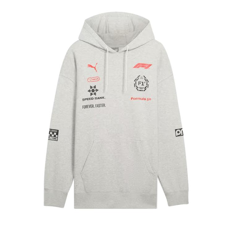 

Puma F1 Racing Hoodie Grey/Lime Unisex Tops 632244-01 L