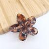 1/2/5/10pcs Frangipani Hair Claws Hawaiian Gradient Leopard Hair Clips Vacation Beach Style Hairpins Hair Accessories For Women