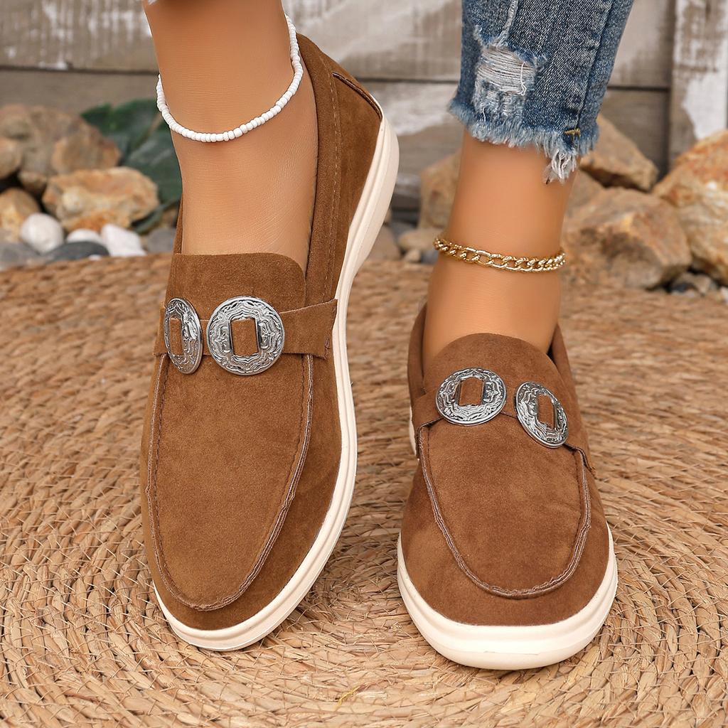 Women Loafers 2025 New Slip On Flats Shoes Ladies Brand Spring Autumn Casual Flat Shoes Plus Size Comfortable Sneakers Women