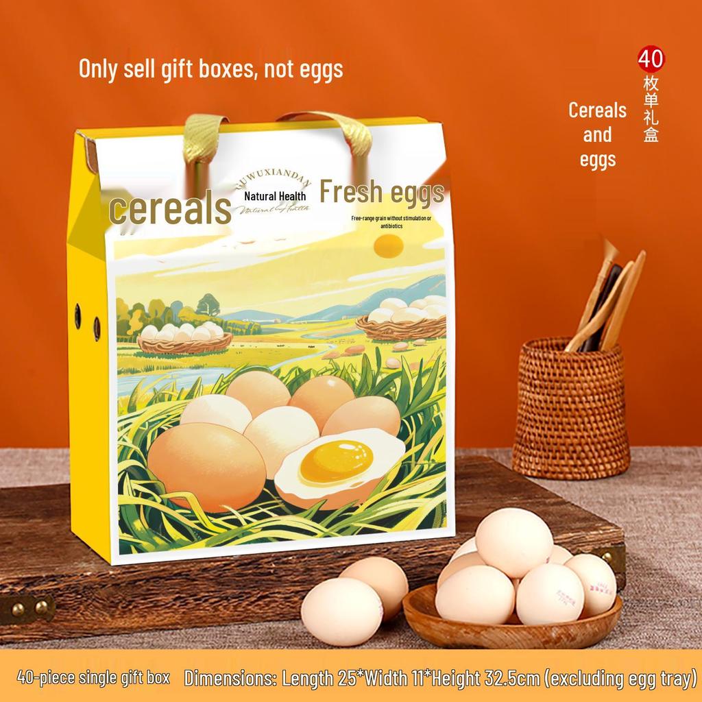 Eco-Friendly Custom Egg Gift Box - Holds 30/60 Eggs
