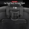 Double Hooks Car Seatback Water Cup Holder No Drilling Required Install For T6 XC60 XC90 S60 V40 V50 V60 XC40 V70 V90 S90