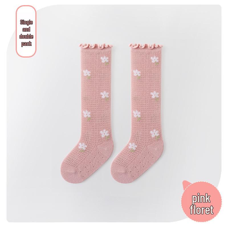 2023 Summer Baby Knee-High Mesh Socks: Anti-Mosquito, Airy, Over-the-Knee Design for Newborns