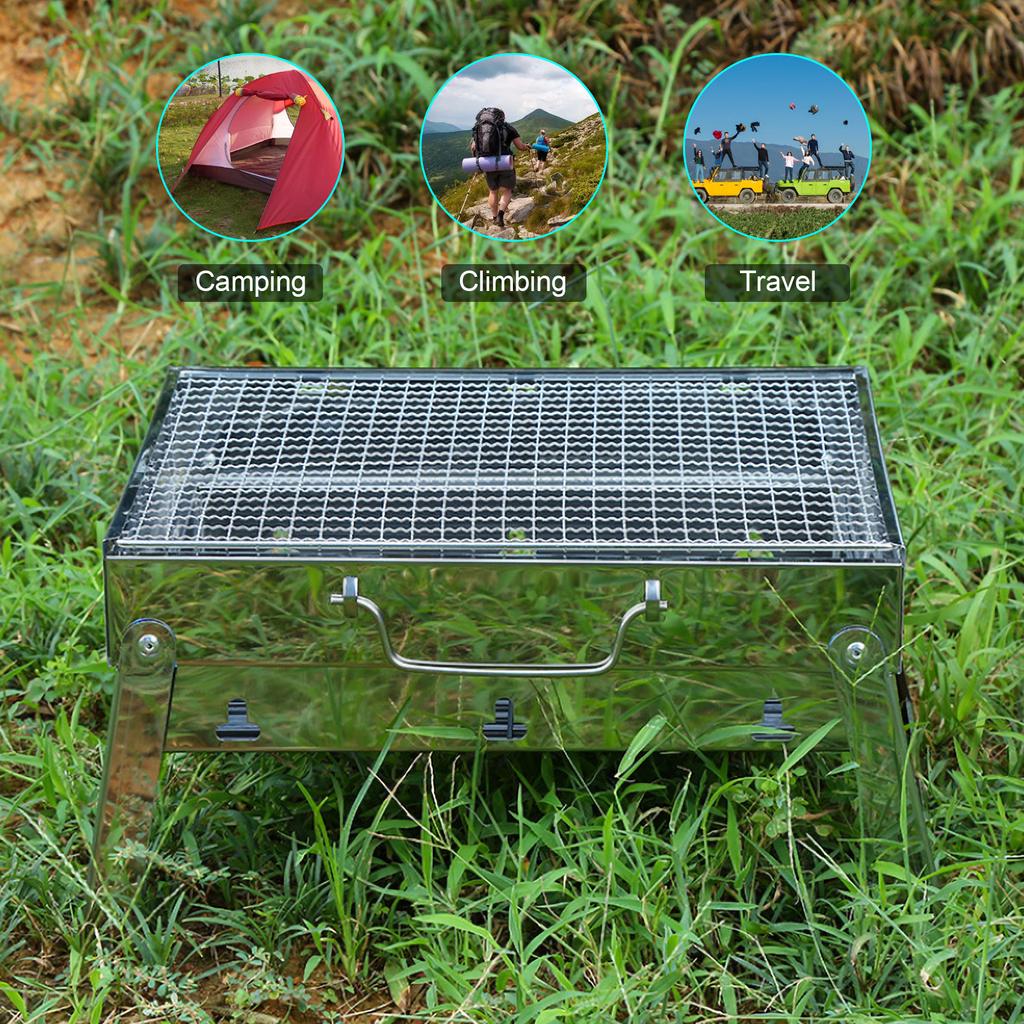 Grill de feu de camp réglable avec surface de Burundi