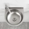 304 Stainless Steel Wall-Mounted Hand Wash Basin for Small Apartments