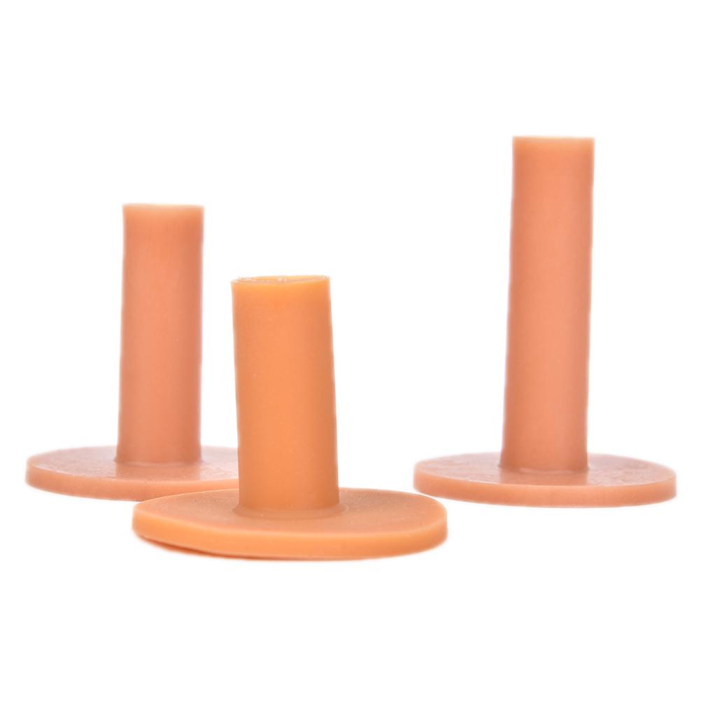 3Pcs Rubber Driving Range Golf Tees Holder Tee Home Training Practice Mat