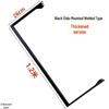 Black & White Clothing Store Stainless Steel Wall-Mounted Display Rack with Side Hooks and Shelving Brackets