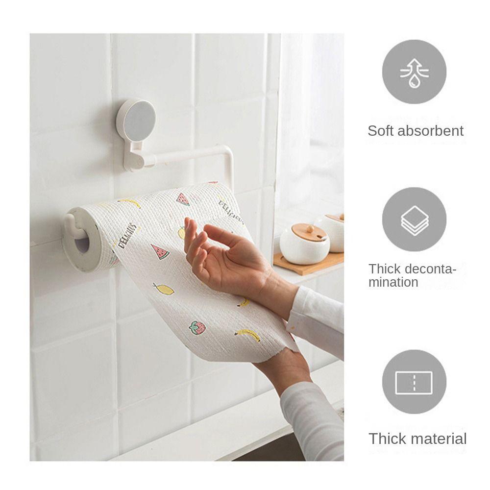 1 Roll Thickened Non-woven Oil-removing Tissue Absorbent Towel Disposable Rags New Kitchen Paper