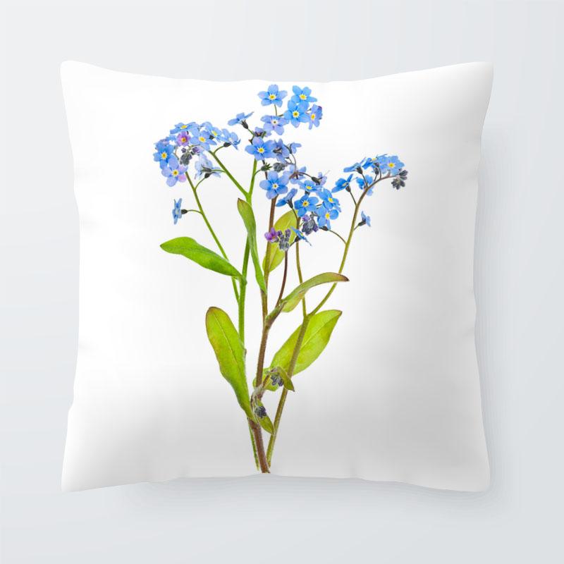 Bedroom living room home decoration pillowcase flower pattern   sofa cushion cover