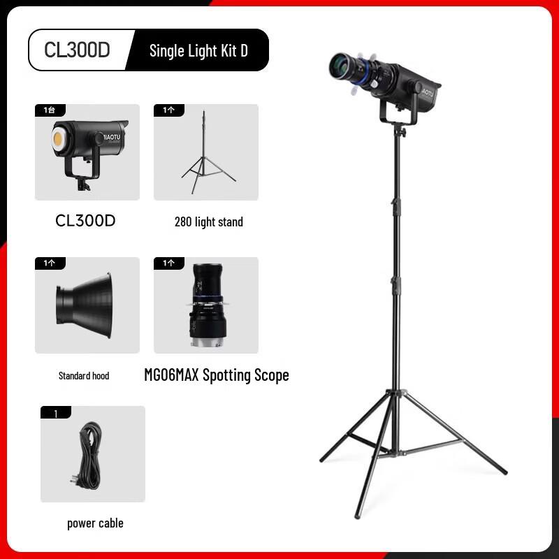 MiaoTu CL300D LED Photography Fill Light Kit