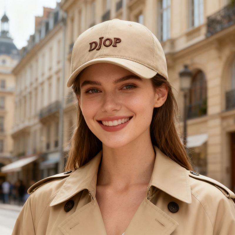 Fashion Hat Aoteng new letter embroidered baseball cap men and women soft top American cap outdoor casual short brim sun hat
