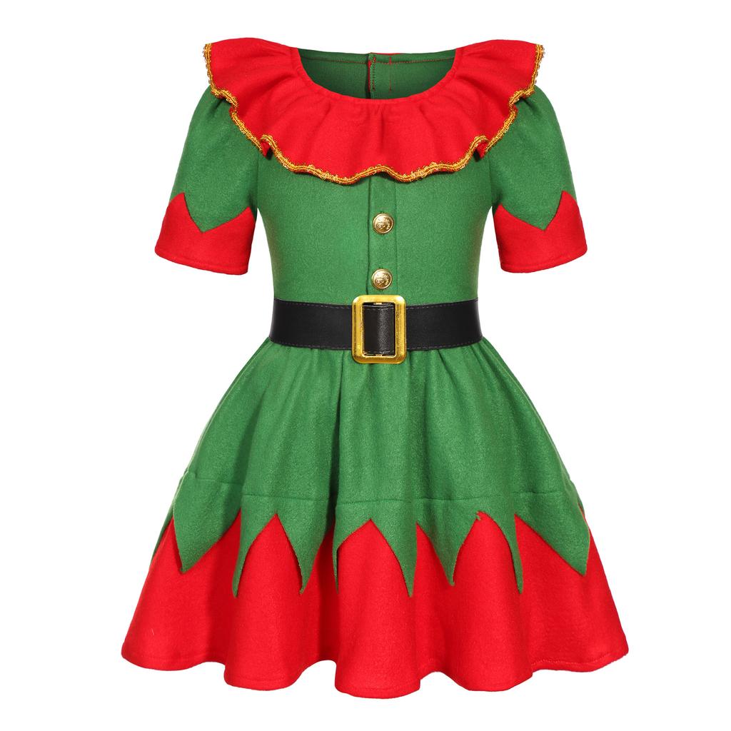 Children's Christmas Costumes, Holiday Party Christmas-themed Performance Cosplay Costumes