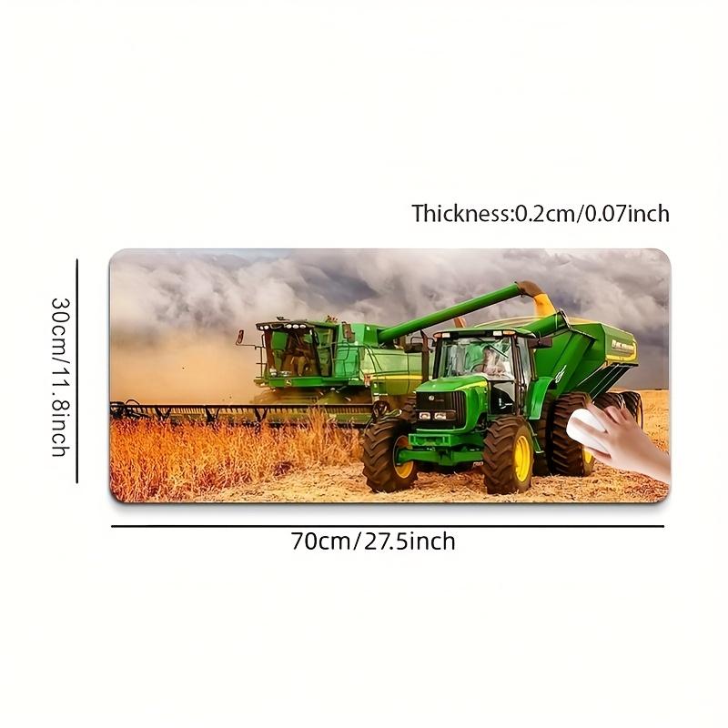 Agricultural Harvester Large Mouse Pa Table Mat Gamer Decoration Setup Office Accessories Desk Mat Playmat Mouse Mat 90x40