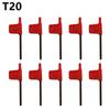 10Pcs Power Tool Torx Screw Spanner T5 T6 T7 T8 T9 T15 T20 T Wrench New Torx Screwdriver Wrench