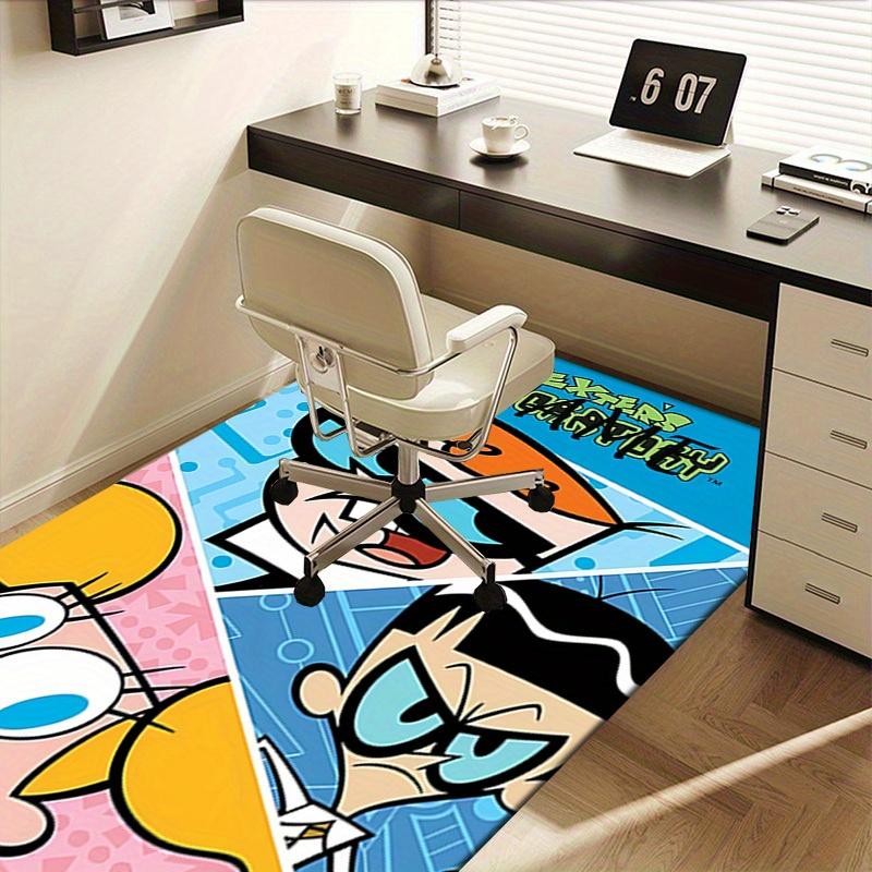 Dexter, Deedee, Mandark Office Carpet Soft Polyester Entrance Carpet Washable Non slip Machine Washa
