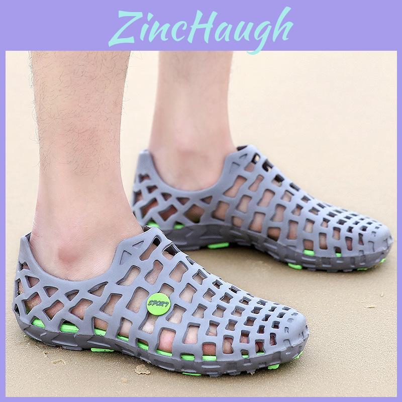 Beach Men Women Breathable Slippers Hollowout Sandals Outdoor Garden Shoes Hole