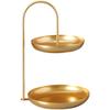 Nordic Iron Art Double-Layer Tray