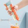 Yousheng One-Hand Press Ice Cube Tray with Lid Food-Grade Mold for Freezer Easy-Release Leak-Proof Space-Saving Ice Maker for Home