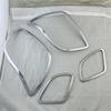 2PCS New ABS Chrome Car Accessories Plated Head Lamp Cover Trim Paste Style For Lexus LX470 470 1998 1999 2000 2001 2002 2003