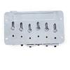 Zinc Alloy 6 String Guitar Bridge Enduring Separated Saddles 6 String Guitar Bridge For Enhanced Tone And Stability