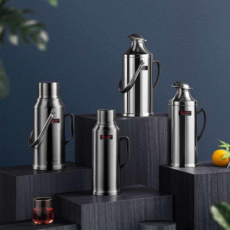 Shimeile 2L Stainless Steel Vacuum Flask with Glass Liner