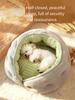 Winter Warm and Thick Semi-sealed Safe Pet Bed for Sleeping Cats Dogs Suitable for Small Medium-sized Dogs Bright Warm Colors