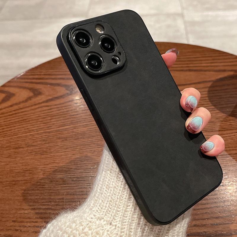 

Однотонный простой дизайн мягкий силиконовый чехол модный гибкий защитный чехол TPU полная задняя крышка iPhone 7 чёрный