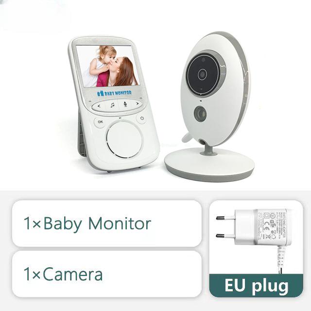 VB605 2.4 Inch Wireless Video Baby Monitor Color Camera Intercom Night Vision Temperature Monitoring Baby Nanny  Network-free