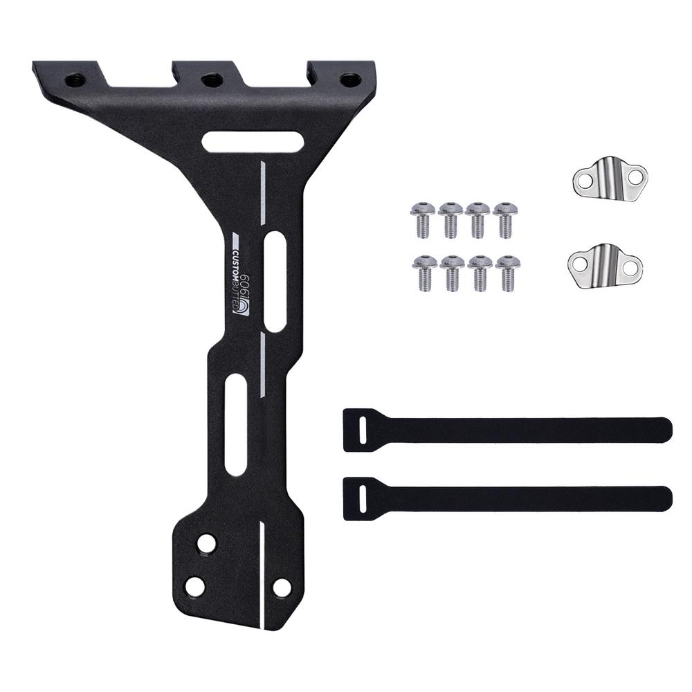 

Cycle Bottle Cage Aluminum Alloy Cup Holder Bottle Bracket With Screws Lightweight Cycling Supplies For Kids Cycle чорний