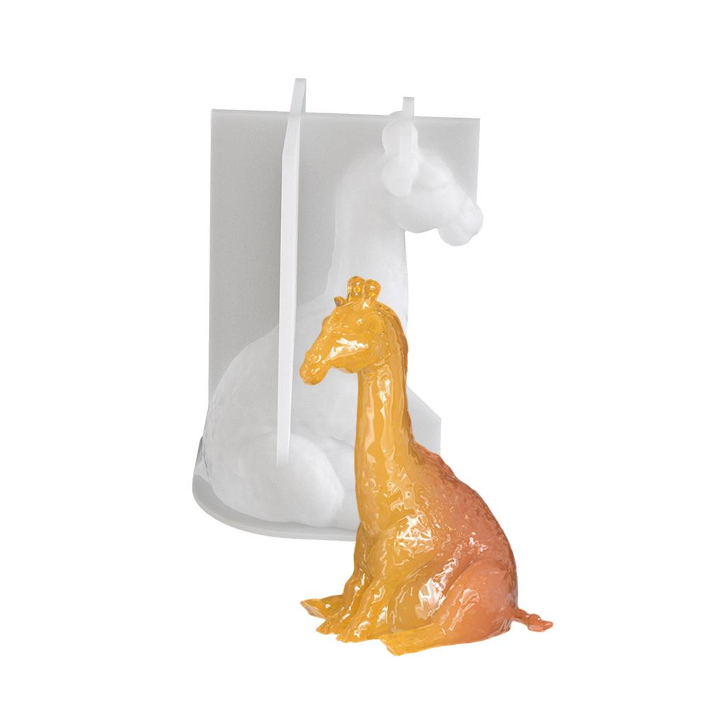 3D Giraffe Silicone Mold For Crystal Epoxy Resin Crafts Home Decoration Jewelry Making Art Supplies Food Grade Material
