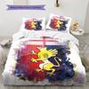 Genoa C.F.C. Logo Bedding Quilt Set Quilt Cover Pillowcase Home Decoration Birthday Gift (1 * Duvet Cover + 2 * Pillowcase, Without Core)