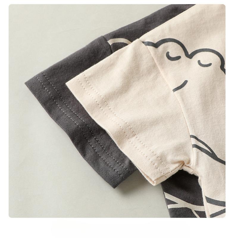 Baby Clothes Casual Short-sleeved T-shirt Summer Boys Girls Baby Children Children Summer Half-sleeves