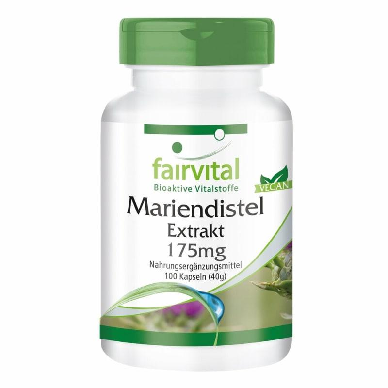 

Fairvital Milk Thistle 175 mg 100 Capsules (3 capsules per day)