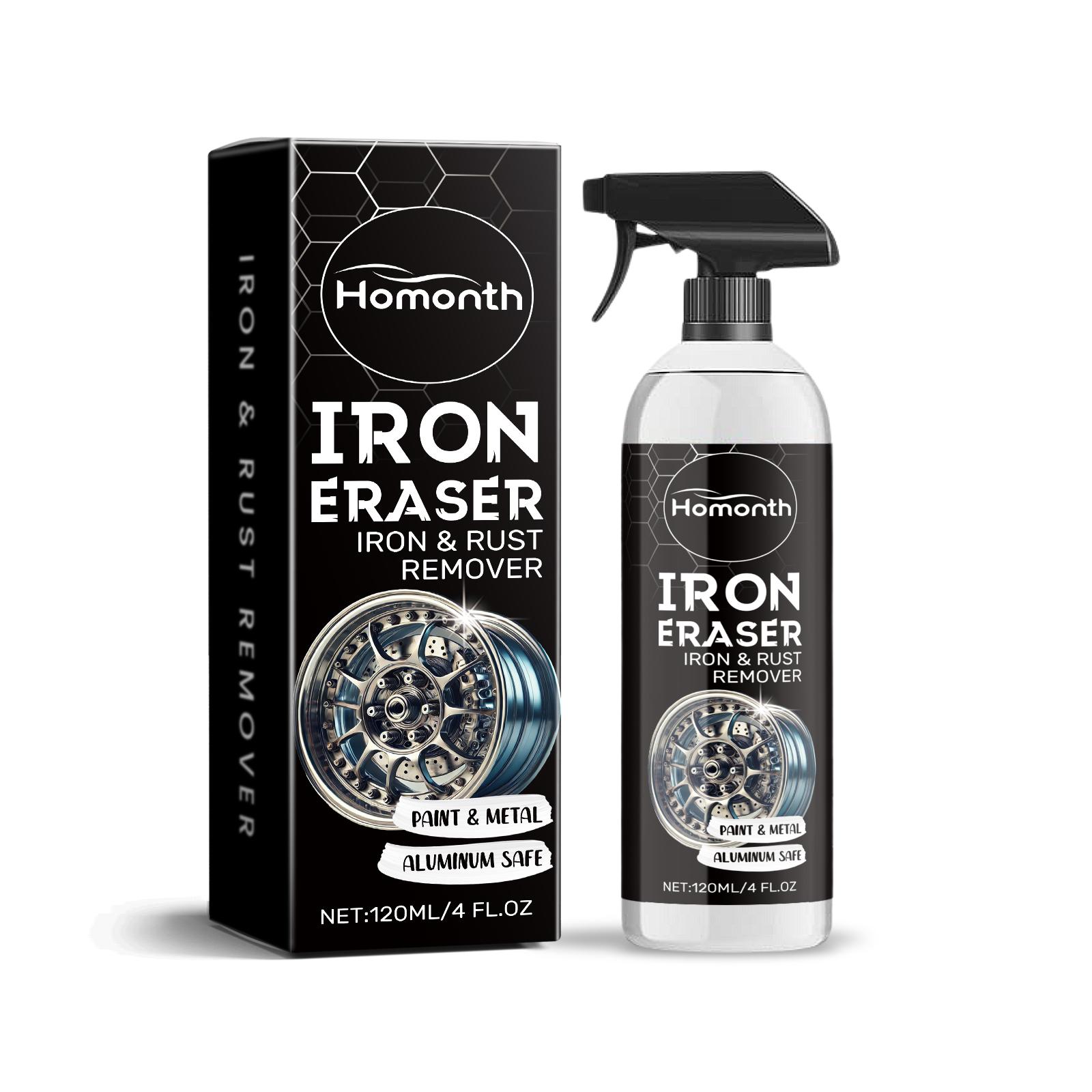 Homonth Car Rust Remover Cleaner Car cleaning, stain removal, descaling, and tire rust stain remover 120ml