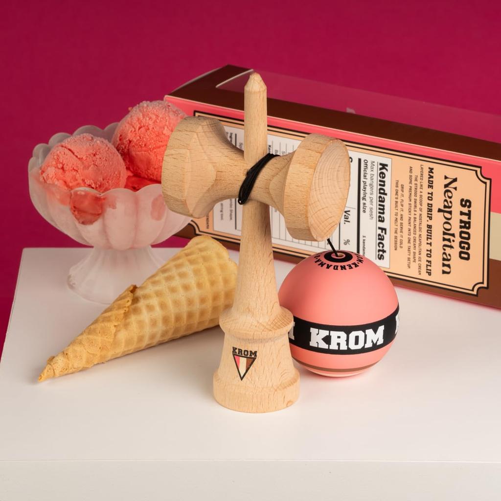 Kendama KROM STROGO NEA Chrome Strogo Napolitano (fresa)