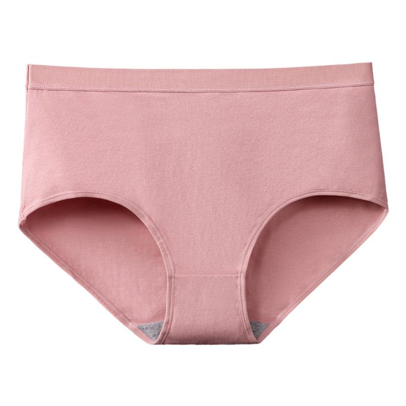 Slip da Donna Taglie Forti Primavera ed Estate Colore Puro Cotone Vita Alta Traspiranti Comodi