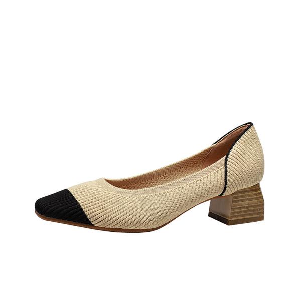 Fashion 2025 Basketball Platform Shallow Mouth Soft Bottom African Woman Shoe Beige High Heels Slip On Branded Pumps Lace-Up Chunky Sand