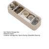 Drawer Storage Box, with Removable Partition Panel Container, Stackable Space Saving Storage Bin for Household