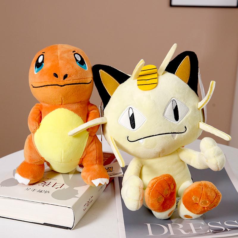 Original pokemon boneca pikachu boneca de pelúcia engraçado bulbasaur squirtle charmander charizard eevee snorlax jigglypuff psyduck crianças brinquedo presentes de natal