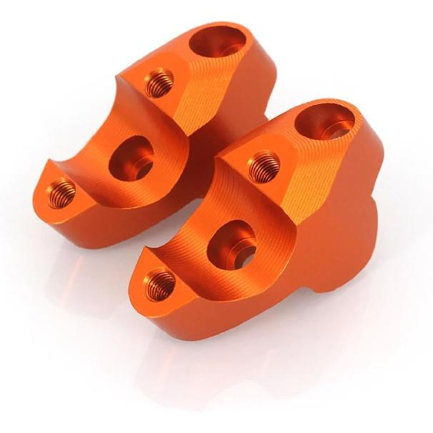 For 1050 1090 1190 1290 Super Adventure Duke R Gt Smc Motorcycle Handlebar Riser Kit Accesorios Para Moto(Orange)