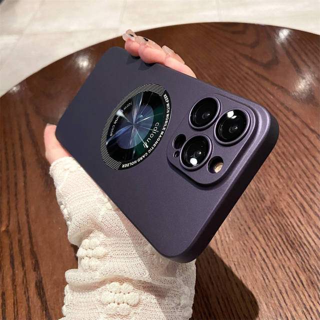 Magnetyczne etui do ładowania bezprzewodowego na telefon iPhone 14 13 12 Pro Max 14 Plus 14 Pro Max Wstrząsoodporny ochraniacz obiektywu aparatu Twarda obudowa