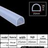 D-Shaped Silicone Sealing Strip: High-Temperature, Water-Retaining, Self-Adhesive, Anti-Collision, Shock-Absorbing for Doors & Windows
