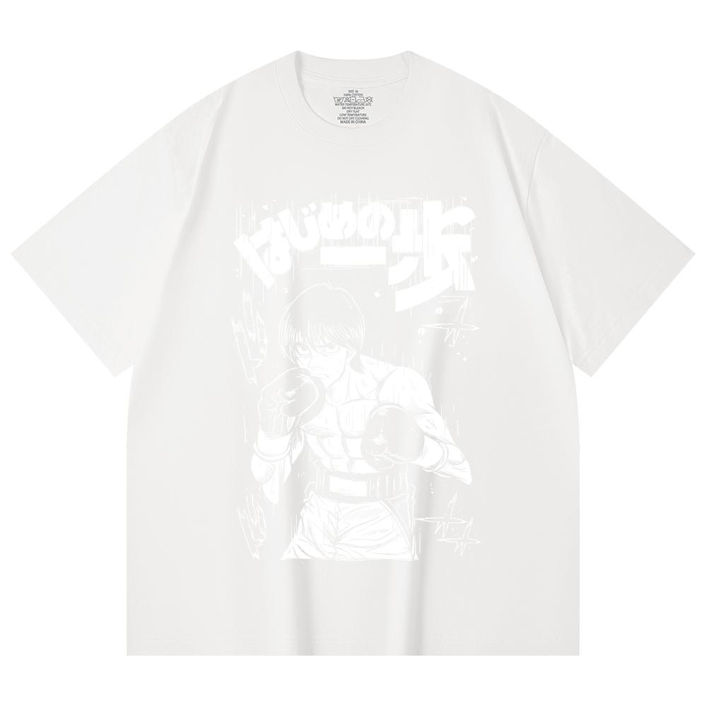 230 Gsm 100% Cotton Hajime No Ippo V9 Ichiro Print Unisex Heavy Cotton T Shirt