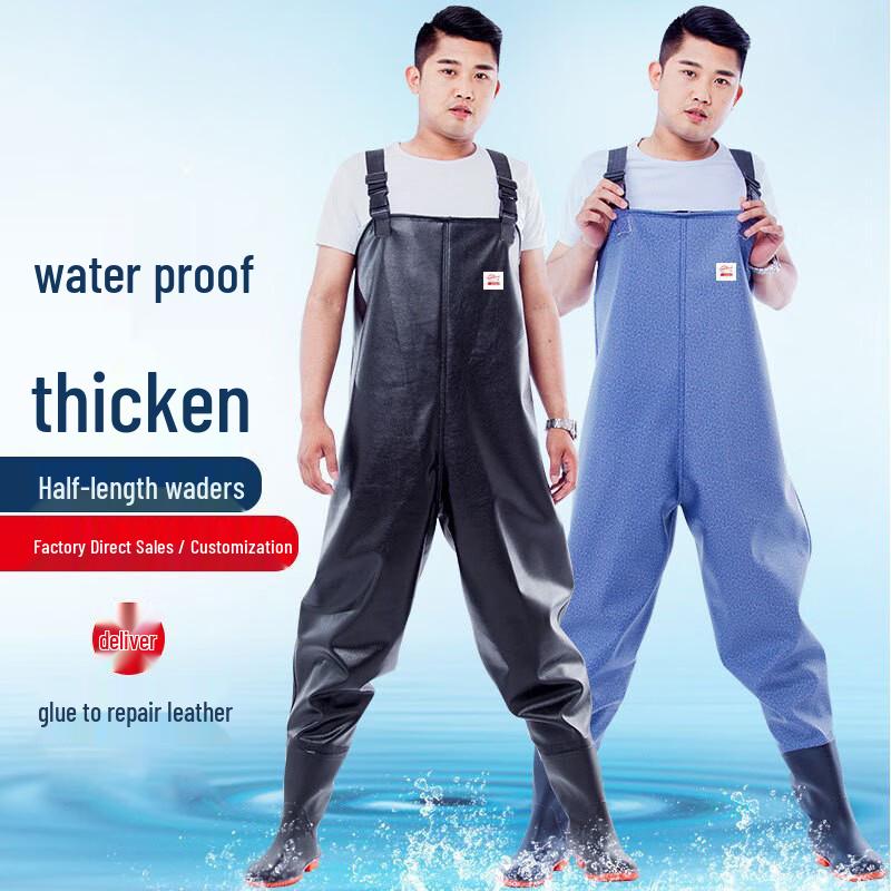 Men s Waterproof Wading Suit with Boots 45