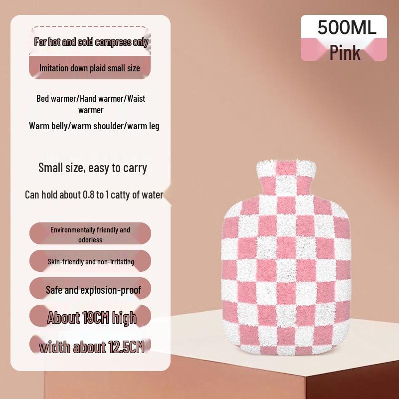 Fumede Plush Water Injection Hot Water Bottle