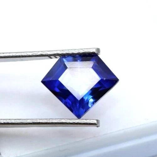 20 Ct Natural Ceylon Blue Sapphire Fancy Cut Certified Loose Faceted Gemstone