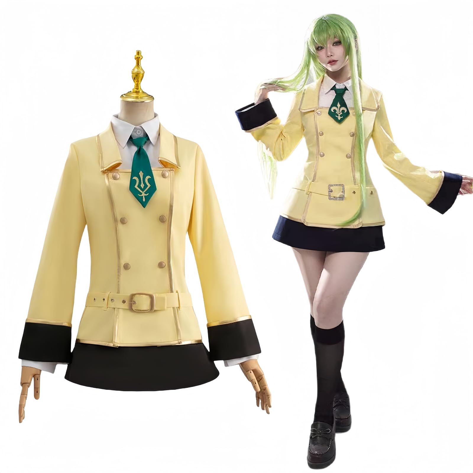 

Эссри Код Гиас Восстание Лелуша Косплей Академия Эшфорд Косплей Праздник Размер M Костюм Гиасс, Униформа, C.C.. Платье, Рождество, Хэллоуин, Подарок,