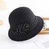 Autumn and Winter Fashion Hat Women's Woolen Top Hat Women's Bucket Hat Basin Hat Trendy British
