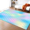 Mermaid Fish Scales Carpet for Girls Bedroom Living Room Bathroom Decor Cartoon Ocean Animal Doormat Non Slip Indoor Floor Mat
