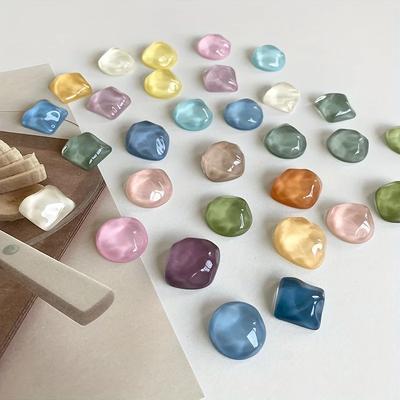 8 ks Ins Geometrické Vlnění Lednice Barevné Magnetické Samolepky Po Tabuli Zpráva Dekorativní Magnet