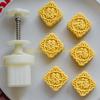 F26C 50g Food Grade Mooncakes Molds Cookie Stamps Mooncakes Stamps Traditional Pattern Pastrys Moulds Bakings Accessary for